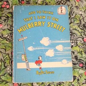 Dr. Seuss 'And To Think That I Saw It On Mulberry Street' Book, 1964
